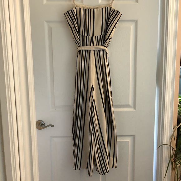 H&M black and white striped romper/jumpsuit - Picture 2 of 3